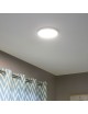 Pannello led surface 18w rotondo lampada faretto a superficie bianco plafoniera da soffitto applique parete luce fredda