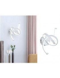 Applique parete spirale led 15W design moderno bianco lampada muro camera luce fredda naturale calda