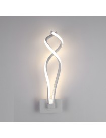 Applique led da parete 18W design moderna intrecciato bianco lampada per camera salotto luce naturale