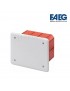 Scatola cassetta di derivazione 92X92X45 mm da incasso con coperchio quadrata per collegamenti elettrici