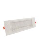 Lampada di emergenza luce led da incasso per cartongesso controsoffitto plafoniera slim bianco parete