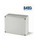Scatola di derivazione 150x110x70 rettangolare da esterno tenuta stagna grigio impermeabile con pareti lisce