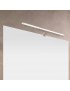 Lampada da specchio 12W a led per bagno applique bianco luce tricolore ( fredda naturale calda )