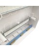 Quadro elettrico centralino 36 moduli DIN box superfice scatola da parete IP40 per interruttori grigio