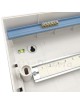 Quadro elettrico centralino 36 moduli DIN box superfice scatola da parete IP40 per interruttori grigio