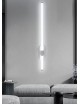 Applique led 12W lineare bianco lampada da parete tubolare verticale orizzontale design moderno minimal luce per camera bagno