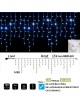 Tenda luminosa catena luci per natale feste natalizie addobbo esterno impermeabile IP44 professionale