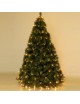 Mantello led per albero di Natale 180cm 192 led rete luminoso filo verde addobbo natalizio luce bianca calda multicolor
