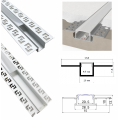 Profilo alluminio opaco 2mt incasso scomparsa cartongesso per strip striscia led