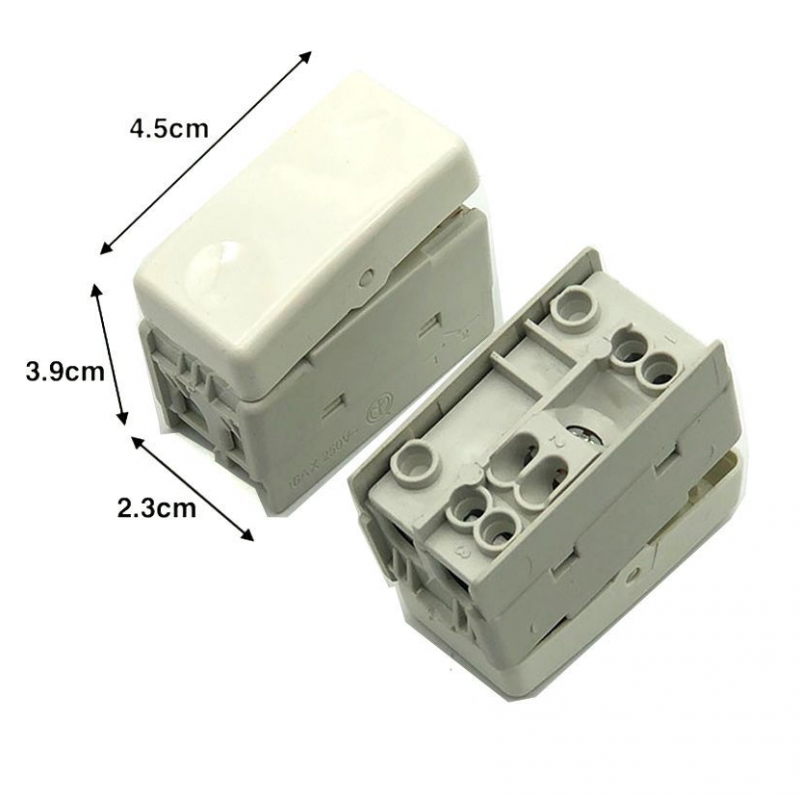 Supporto e Placca bianco 3 posti con Frutti bianco compatibile con Gewiss system