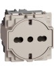 Bticino Living Now placca bianca a 3 moduli KA4803KW