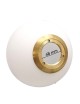 Applique da parete con sfera in vetro E27 metallo oro lampada design moderno minimal