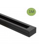 Binario monofase elettrico per faro faretti led pista guida track bianco nero 1 m 2 metri 220 V