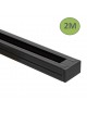 Binario monofase elettrico per faro faretti led pista guida track bianco nero 1 m 2 metri 220 V