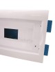 Quadro elettrico per cartongesso da 6 a 12 moduli centralino con sportello bianco da incasso per interruttori DIN IP40
