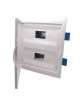 Quadro elettrico per cartongesso da 12 a 24 moduli centralino con sportello bianco da incasso per interruttori DIN IP40