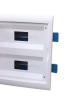 Quadro elettrico per cartongesso da 12 a 24 moduli centralino con sportello bianco da incasso per interruttori DIN IP40