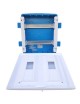Quadro elettrico per cartongesso da 12 a 24 moduli centralino con sportello bianco da incasso per interruttori DIN IP40