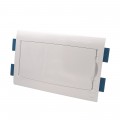 Quadro elettrico per cartongesso da 6 a 12 moduli centralino con sportello bianco da incasso per interruttori DIN IP40
