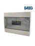 Quadro elettrico da parete da 6 a 12 moduli centralino con sportello per interruttori DIN IP40