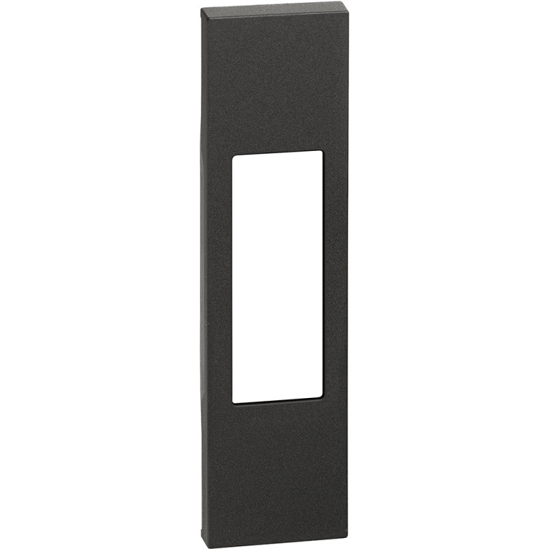 Bticino Living Now Cover Per Prese Interruttori Bipolari E Pulsanti A Tirante Colore Nero KG02