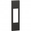 Bticino Living Now Cover Per Prese Interruttori Bipolari E Pulsanti A Tirante Colore Nero KG02