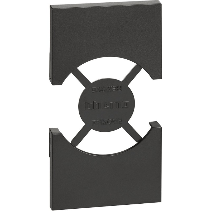 Bticino Living Now Cover Per Prese Shuko Colore Nero KG03