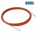Sonda elettrica passacavi in acciaio 4mm con terminale svitabile M5 15 20 25 m rivestito in nylon elettricista professionale