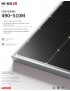 Pannello solare fotovoltaico monocristallino 510W