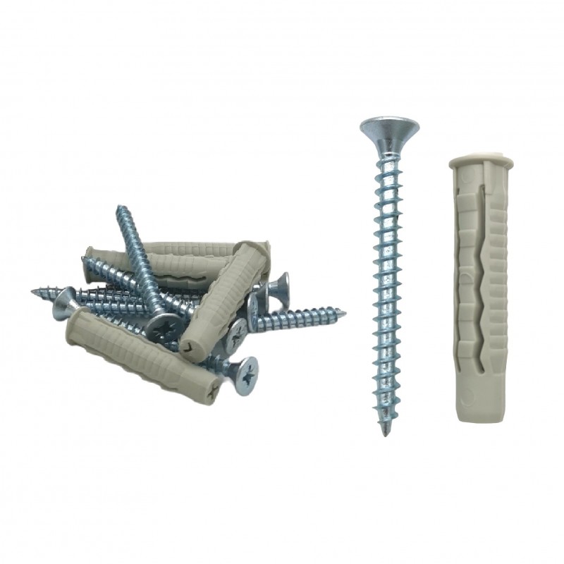 100 Fascette Passacavo In Nylon - Tasselli A U Per Organizzazione Cavi 3-13mm, Bianchi