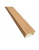 2 mt Canalina per cavi elettrica 15x10 mm in plastica passacavi legno chiaro abete coprifili a parete con copertura