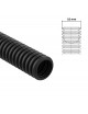 Tubo corrugato nero diametro da 16 20 25 32 mm pieghevole autoestinguente flessibile per impianti cavi elettrici