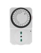 Timer analogico temporizzatore 24h con presa 220V fino a 3500W con interruttore