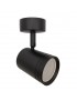 Faretto proiettore orientabile da soffitto parete a cilindro con attacco per led GU10 nero