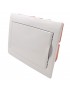 Quadro elettrico da incasso da 4 a 8 moduli centralino con sportello bianco per interruttori DIN IP40