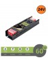 Alimentatore stabilizzato ultrasottile 24v 2.5A 60W trasformatore professionale slim salvaspazio