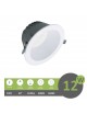Faro led Downlight 12W foro Ø 105mm tondo da incasso plafoniera luce cob bianco naturale