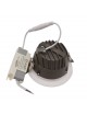 Faro led Downlight 12W foro Ø 105mm tondo da incasso plafoniera luce cob bianco naturale
